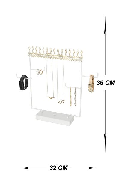 VENON Home Jewelry Hanger Vildan Cream Yellow Patina