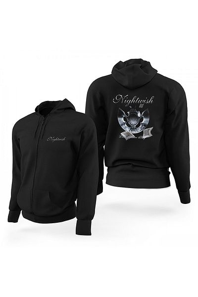 Z zepplin Φούτερ με κουκούλα Nightwish Dark Passion Play Μαύρο με φερμουάρ Limited Edition