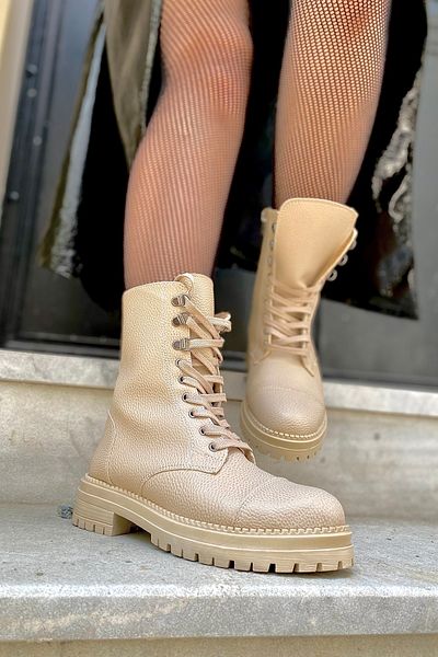 SHOEBELLAS Γυναικείες μπότες Elsie Nude