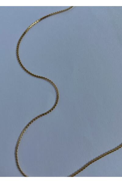 KİLİGİSTANBUL Gold Renk Ezme Unisex 60 Cm Zincir