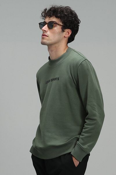 Lufian Printed Cotton Crew Neck Regular Fit Star Sweat Men's Sweat 112030098
