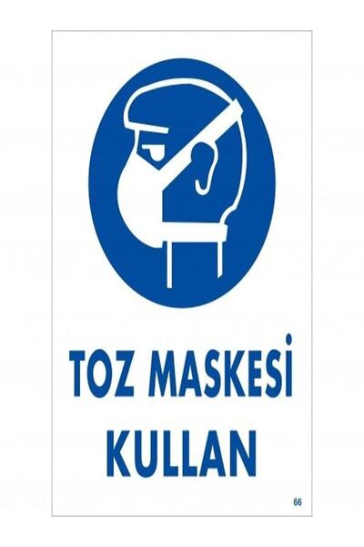 Emek İkaz Levhaları استخدام قناع الغبار تحذير / علامة تحذير