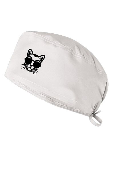bonecim Cat Themed Doctor Nurse Hospital Cook Medical Surgical Bonnet
