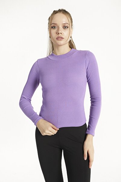 CATSPY Bluză crop tip camisolă cu guler halter pentru femei