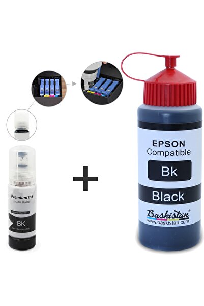 Baskistan Epson L3250 Için 103 Mürekkep 500 Ml Siyah + 70 Ml Hediye