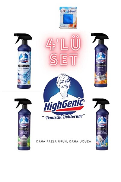 Highgenic Aktif Köpük 4'lü Set Oda Kokusu