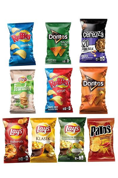 DORİTOS Pack of 10 Pieces of Mixed Mixed Chips (with Surprise Gift) Version 1 Mixed Chips