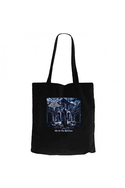 Z zepplin Dark Funeral We Are The Apocalypse Black Canvas Tote Bag