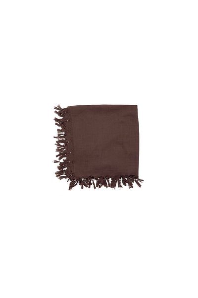 Naz Ipek Pachet de 10 bumbac de culoare uni cu margele maro Scris cadou Distributie 110x110cm