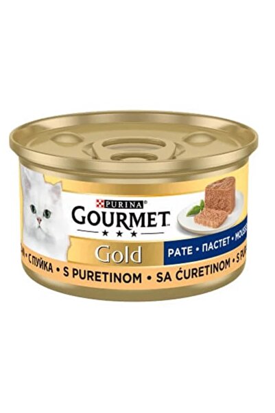 Gourmet Gold Hindi Etli Kıyılmış Kedi Konservesi 85 Gr 12 Adet (purına)