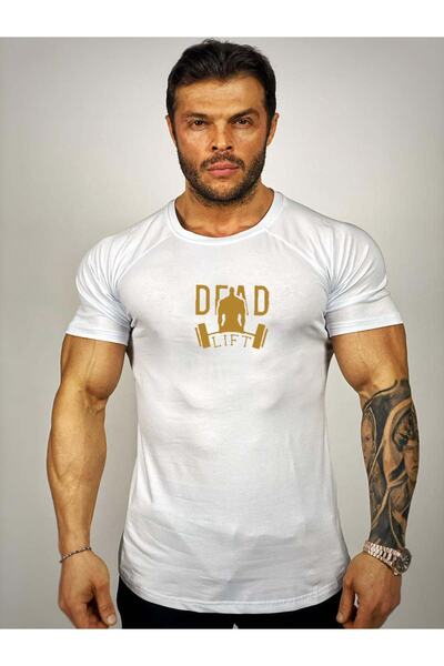 Black İstanbul Tricou fitness cu imprimeu Dead Lift