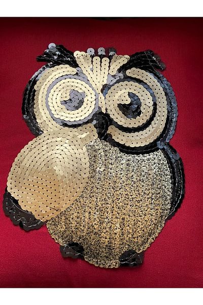 Gönülden Tasarım Owl Sequined Throw Pillow Case 40x40