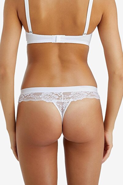 AYYILDIZ Kalhotky 2042 White String