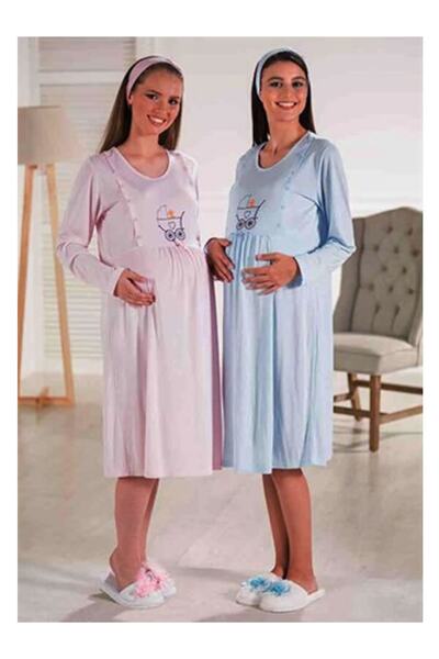 Estiva Soft Penye Lohusa Gecelik 17383