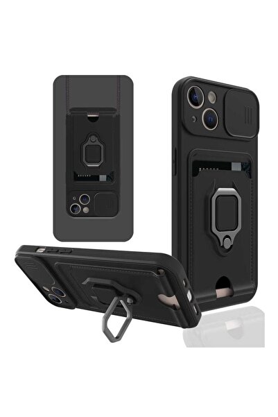 m.tk moveteck Iphone 14 Plus Uyumlu Kılıf Kamera Korumalı Kızak Lens Yüzüklü ...