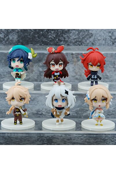 oyuncakçı savaş & europe shop Genshin Darbe Aksiyon Figürü Anime Paimon Klee ...