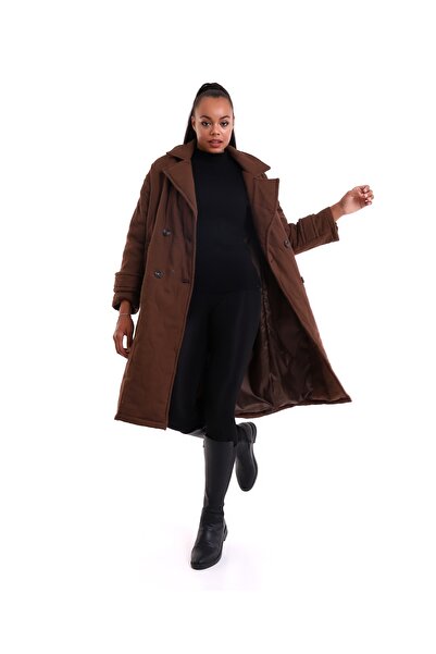 HANIQA Palton maro pentru femei 5005