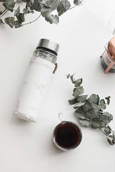 Qmatara Middle Save Sleeve Premium Glass Flask