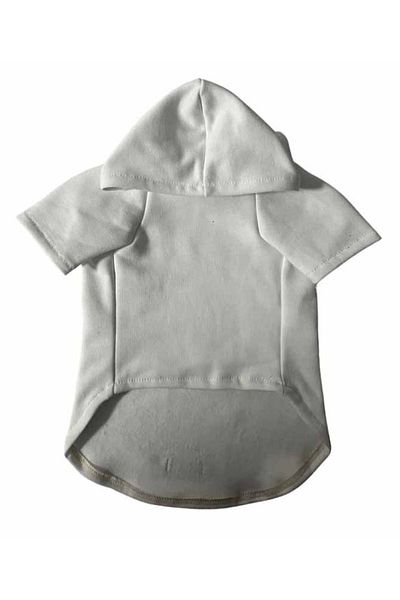Monopetz Hooded Sweatshirt Dog And Cat Clothes & Dress - White Love - Size Xs