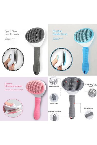 Hediye Rüzgarı Automatic Cleaning Pet Comb
