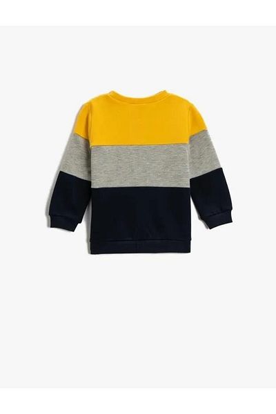 Koton Boy's Printed Sweatshirt Cotton