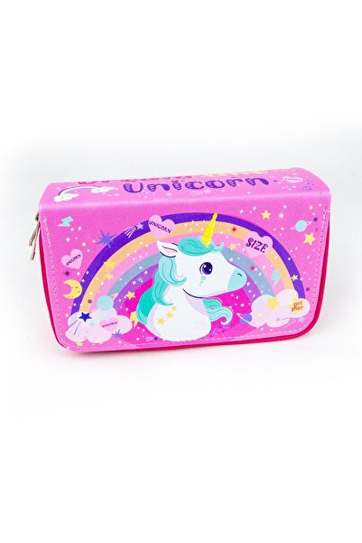 Cappi Cutie de creioane cu trei compartimente cu unicorn