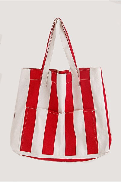 Simfa Women's 2-Pocket Canvas Sports Bag