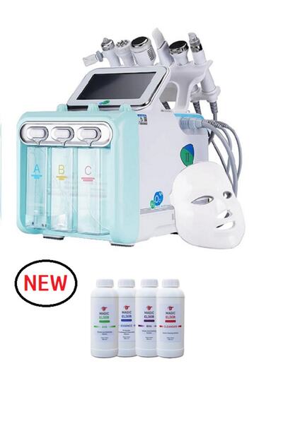 DİZAYNSHOP Yeni Model Hydrafacial Led Maskeli -büyük Çelik Motorlu - 3 Sensör...