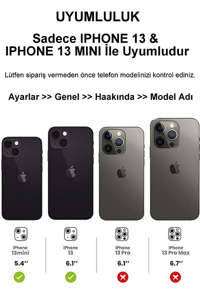 HyperAge iPhone 13 & 13 Mini Compatible Camera Protector Stone Diamond Series Stone Colorful [Set of 2]