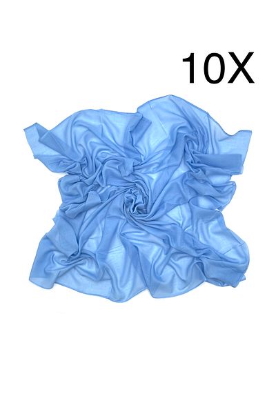 Naz Ipek Scriere 10 Pachet Distributie Cadou Bumbac Unii Petrol Culoare Albastru Fara Broderie 100x100