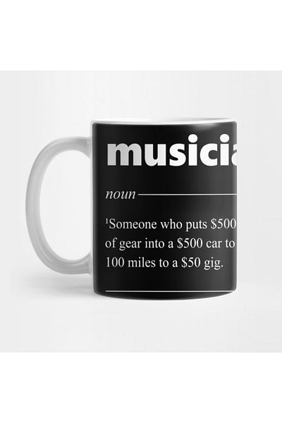 Pixxa Musician - Musician - Word Meaning Mug
