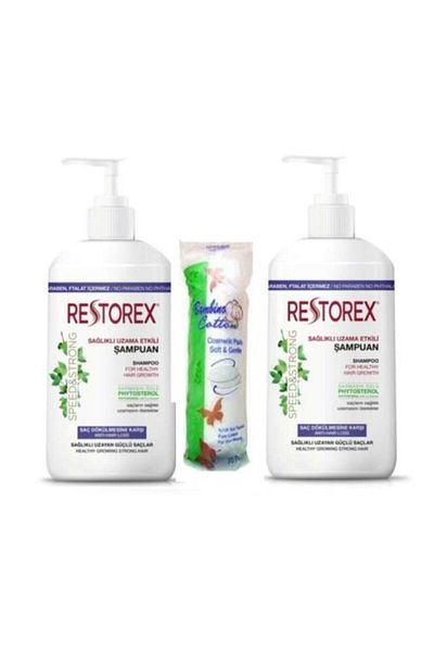 Restorex Shampoo Anti-Hair Loss Extra Resistance 1000 ml 2 X Pieces