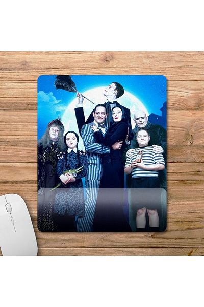Pixxa موديل لوحة ماوس مع مسند للمعصم من Addams Family - 4