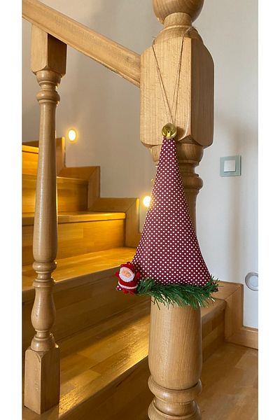 White Alamode New Year Pine Tree Shaped Accessory