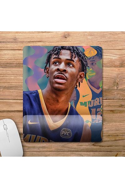 Pixxa Ja Morant - موديل لوحة ماوس Nba مع دعم للمعصم - 3