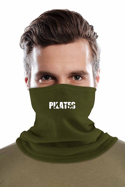 herotasarım Pilates Khaki Σετ 2 - Κομμένα γάντια και γιακάς λαιμού Polar Bll2023
