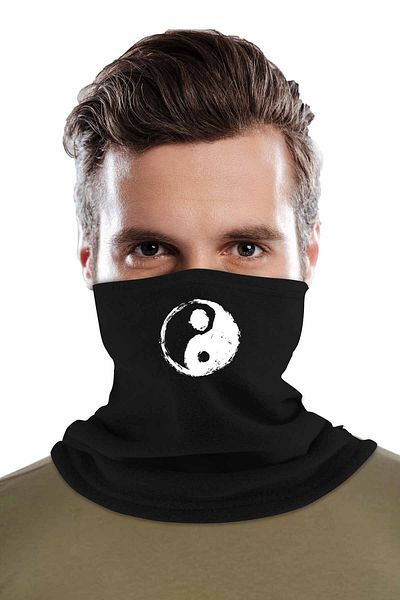 herotasarım Polar Bll2773 - Yin Yang Black Cutout Mănuși Guler pentru gât Set de 2