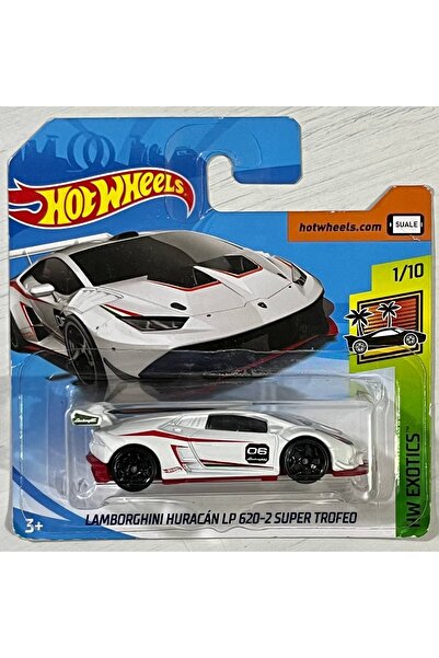 HOT WHEELS Lamborghini Huracan Lp 620-2 Super Trofeo Beyaz - 2018 Serisi - 1/...
