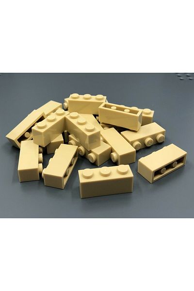LEGO Original Accessory Custom Moc Creator Brick 1 X 3 Tan Taba 4 Pieces Will Be Sent