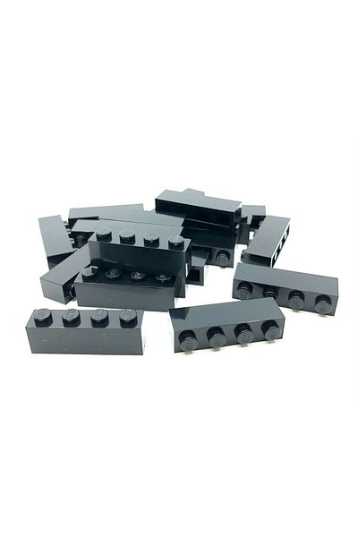 LEGO Original Accessory Custom Moc Creator Brick 1 X 4 Black 4 Pieces Will Be Sent