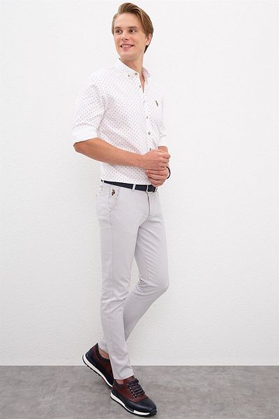 U.S. Polo Assn. Base. Polo Men's Slim Fit Chinos Trousers 1358019 Kenny