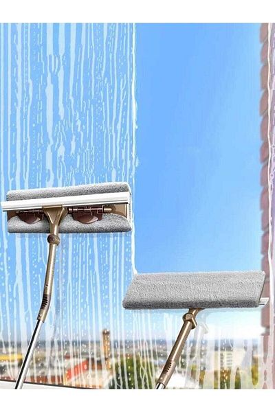AYLA STAND Bendable Small Size Glass Cleaning Apparatus Bendable Telescopic Window Cleaner