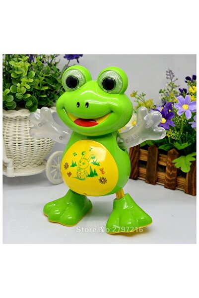Muhtelif Dans Eden Kurbağa Sesli Işıklı Hareketli Kurbağacık 20 Cm