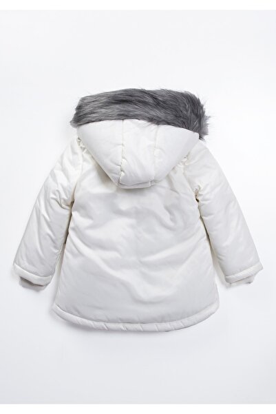 Midimod 6-10 ani Palton gros de iarnă din lână pentru fetiță