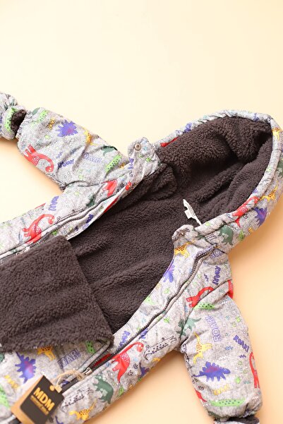 Midimod 9-24 Ay Eldiven Ve Panduflu Içi Polar Kozmonot Erkek Çocuk Kalın Astronot Tulum