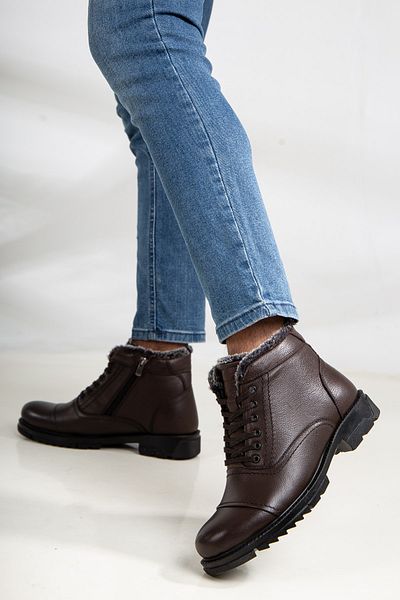 Yağlıoğlu Kundura Yağlıoğlu Γνήσιο δέρμα 5015 Daily Shearling Cold Proof Thermal Boots