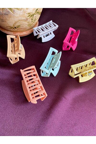 MAKSESUAR Γυναικείο πολύχρωμο σετ με 6 αγκράφες