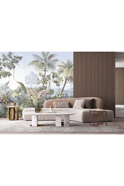 Dekoros Tek Parça Palmiye Ağaçları Poster Duvar Kağıdı