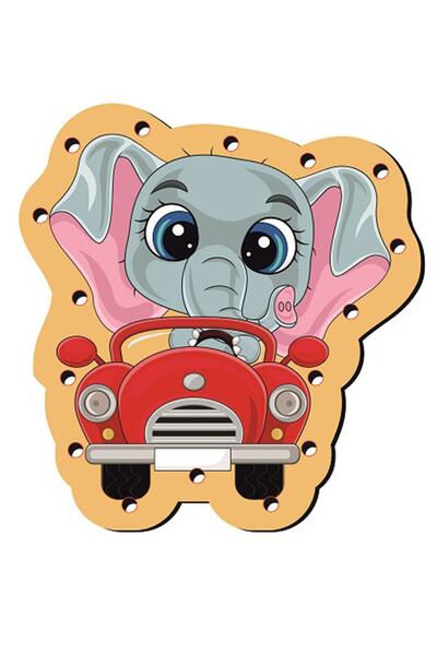 eryatex Montessori Rope Threading Wooden Toy Educational Toy With Holes Colorful Hand Muscle Intelligence Developing Toy