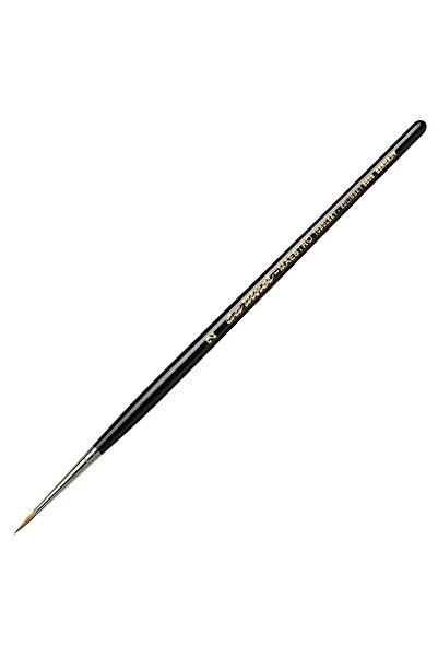 Da Vinci : Restauro Kolinsky Kızıl Samur Kılı Yuvarlak Rötuş Fırçası : Seri 5506 : No:2/0